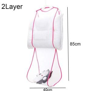 Pinjaman Bantal Dalam Talian Pillow Drying Nets 2 Layer Hanging Pillow Doll Plush Toy Drying Bags Multipurpose Laundry Net Windproof Balcony 晒枕头网贷