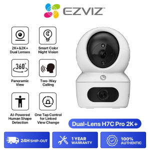 EZVIZ H7C 2k+ 4MP Dual-Lens Pan & Tilt Wi-Fi Camera Indoor Camera Smart Color Night Vision