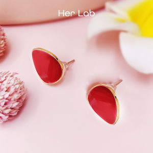 Her Lab Jewelry |Premium Nano Gold Plated Earrings Fashion Simple Mixed Small Earring Set Geometric Stud Earrings Engagement Luxury，Multi-layer Korean style，925 silver Individual Multicolor for Women Small Stud Jewelry Exquisite Gift Box