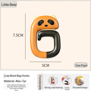 Hangers Storage Panda Styling Side Stick-free Flexible Increase Efficiency Workers