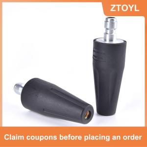 【ZTOYL】 Vòi phun turbo kèm đầu nối nhanh 1 4 inch dành cho máy rửa xe áp lực cao