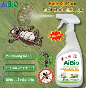 Bình Xịt AIBIO Xua Đuổi Muỗi Kiến Gián 500ml Chính Hãng - Hiệu Quả Nhanh Chóng An Toàn Với Người Sử Dụng