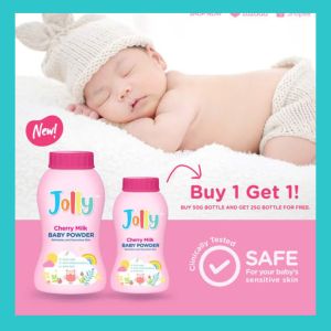 Jolly Baby Powder White 50g Get 1 25g Free