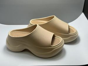 [Free Shipping] High Heel Slippers For Women Summer Outdoor Wear New Thick Sole EVA Slippers Soft Sole Home Slippers Cool Slippers
