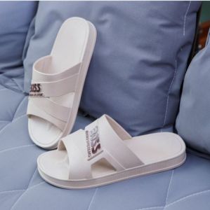 Sandal Slop Pria Jumbo Ukuran 40 - 50 Bahan Karet Tebal Anti Slip