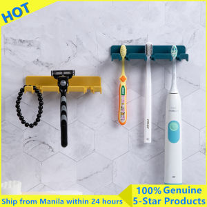Hot Punch-free Paste Plug Hook Wall-mounted Rack Bathroom Toilet Sticky Hook Bedroom Household Storage Tools