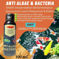 Anti Alga dan bakteri penghilang lumut dan penyakit ikan aquarium atau kolam untuk 5000 liter air. 