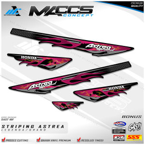 STRIPING LIST VARIASI ASTREA HONDA GRAND / LEGENDA - Sticker LIST ASTREA GRAND / LEGENDA - SAST 16