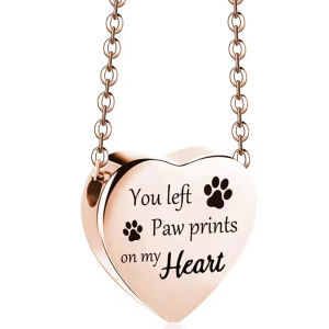 Memorial Cremation Urn Jewelry Pet Cremation Jewelry Ashes Necklace Creative Pet Cremation Jewelry Urn Necklace