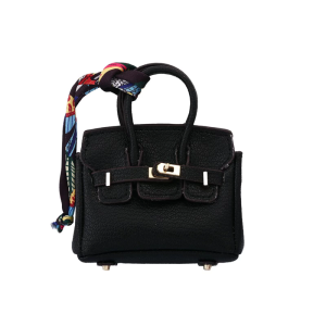 Travel Friendly Mini Earbuds Organiser Keychain Case Imitation Leather Key Organiser Multiple Color Optional Gift