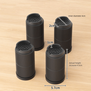 GUNG Non-slip Furniture Foot Pad Heavy-Duty Square Washing Machine Support Professional Round Bed Lifter Desk Sofa Chair Legs