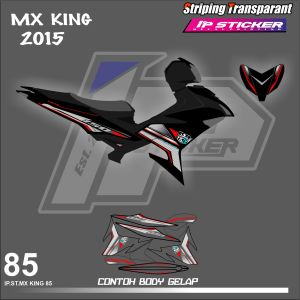 MX KING 2015  (COD) STIKER STRIPING MOTOR YAMAHA MX KING 2015  - STIKER LIST SIMPLE DESAIN RACING HOLOGRAM DAN TRANSPARAN BISA COD IP.KODE-85