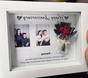 kado ultah aesthetic bingkai 3D pakai lampu | hadiah 1 paket anniversary graduation wisuda wedding murah | cocok untuk cowo dan cewe