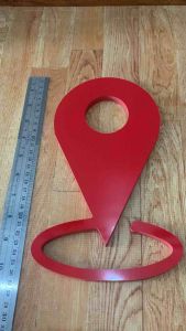 เช็คอิน ขนาด10นิ้ว หนา10มิล โดนน้ํา โดนแดด ได้