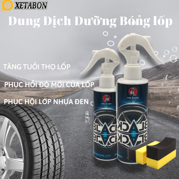 CHAI XỊT BẢO DƯỠNG VÀ PHỦ BÓNG LỐP XE Ô TÔ SamuraiCare - NHẬP KHẨU ...