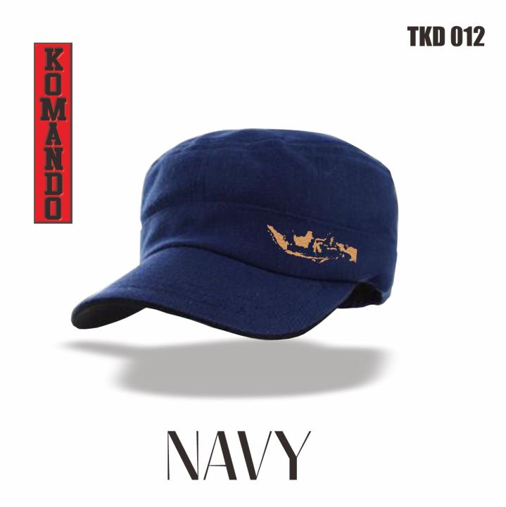 TOPI KOMANDO Distro Premium Kepulauan Indonesia Commando Cap Pria ...