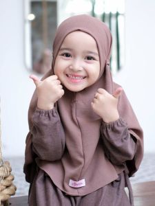 Jilbab Bergo Anak Instan Premium / Bergo Ceria Kids