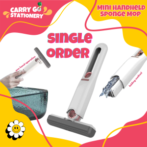 Mini Handheld Sponge Mop - Portable Cleaning Tool for Desks Bathroom Car Windows