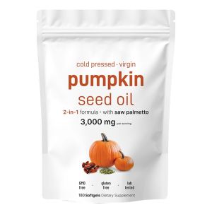 Pumpkin seed oil extract soft capsules 180 capsules factory direct sales