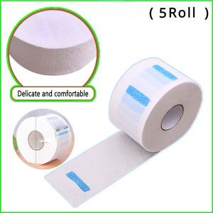 5 Rolls Professional Barber Disposable Neck Tissue Stationary Neck Paper Hair Cutting Bib Paper