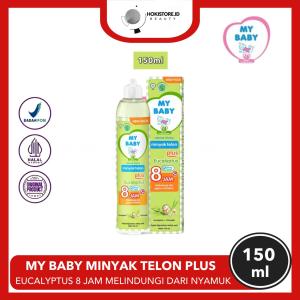 My Baby Minyak Telon Plus Eucalyptus 150ML Minyak Bayi Anti Nyamuk - MY BABY
