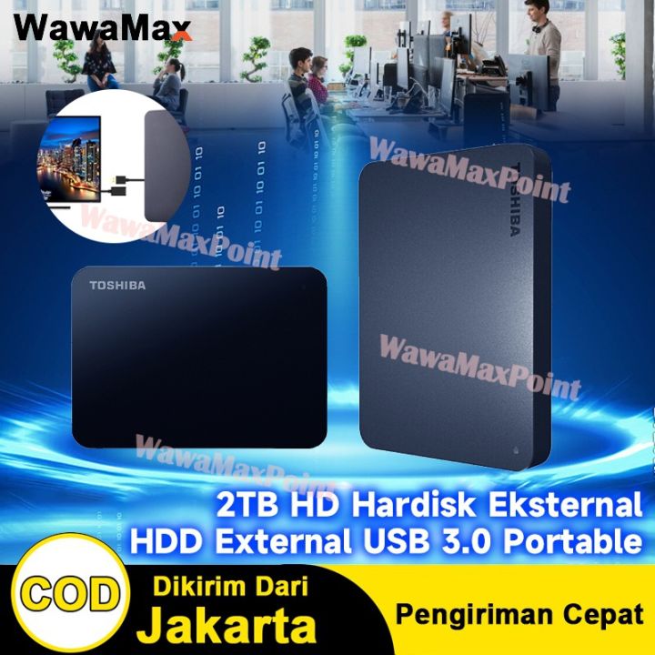 Toshiba Canvio Basic 1TB/2TB HD Hardisk Eksternal HDD External