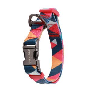 HamshMoc Dog Collar Heavy Duty Adjustable Pet Collar for Small Medium Large Dogs with Nylon Metal Buckle