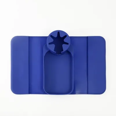 LAZALAI Silicone Sofa Cup Holder Non-Slip Waterproof Armrest Storage Box with Side Pocket Sofa Armrest Tray Living Room Use