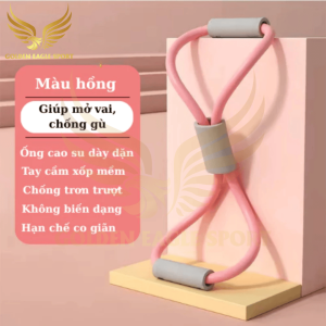 Dây Tập Kháng Lực Số 8 KB-110 Tập Gym Đa Năng Dây Kháng Lực Tập Yoga Chất Liệu Silicone Bền Bỉ