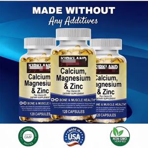 Calcium Magnesium Zinc plus Vitamin D3 promote calcium absorption and strengthen bones