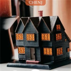 [COD] CHENJ เครื่องเผาธูปบ้านแม่มดถอดได้สำหรับบ้านในแมสซาชูเซตส์