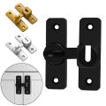 Barn Door Lock Simple Installation Anti-Theft Heavy Duty Bar Gate Latches Safety Slide Door Lock for Bathroom Garden. 