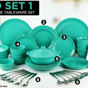 melamin set golden dragon polos 42 pcs