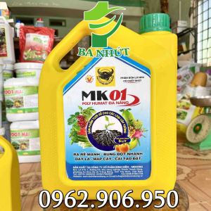 Phân Bón ĐẦU TRÂU POLY HUMATE ĐA NĂNG MK01 Can 5 Lít