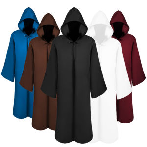cos Wear a Jedi cloak cosplay Festive hooded cape outerwear