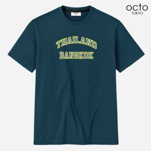 เสื้อยืด octo TOKYO คอกลมแขนสั้น สกรีนลาย Thai Spot เนื้อผ้า Cotton 100% นุ่มสบาย