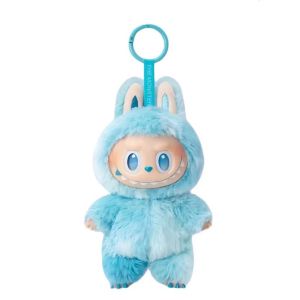 Labubu Keychain Labubu V3 Plush Keychain Handmade Doll Figures Cartoon Keychain Cute bunny Gift
