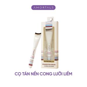 Cọ Tán Nền Amortals Hình Lưỡi Liềm - Đầu Cọ Siêu Mảnh 0.1mm Dàn Nền Siêu Mịn Cọ Trang Điểm Nền Cho Người Mới
