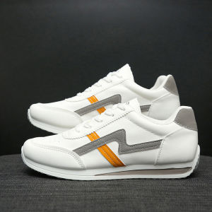 COLD Little white shoes women 2025 Korean casual sports shoes running flat shoes(Add one size)#2050#WX121