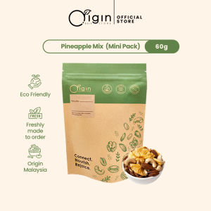 Origin Bulk Store Trail Mix - Pineapple Mix / Nanas Mix (Unsalted) 50g Mini Pack Muslim Friendly