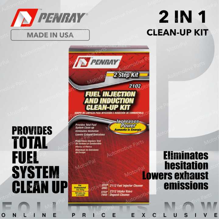 [USA] PENRAY 2 IN 1 VALVE CLEAN & FUEL INJECTOR CLEANER SYSTEM Lazada
