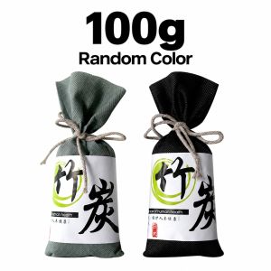 [SG Stock] Bamboo Charcoal Bag Pouch -air purifying absorb moisture remove odour.Car Home Wardrobe Closet Clothes Natu