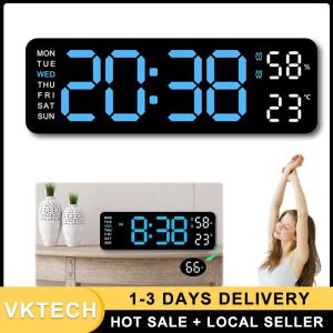 Stylish Digital Bedside Alarm Clock with USB Charging and Bright LED Display for Bedroom