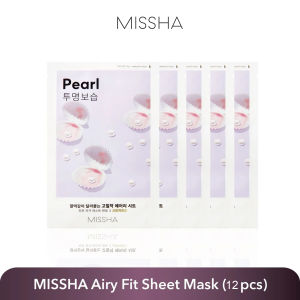 [PAKET 12PCS] MISSHA Airy Fit | Snail 3D Sheet Mask