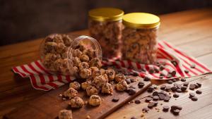 Belgium Dark Chocolate Almond Cookies