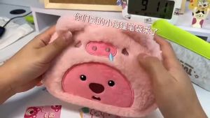 Cute Pencil Case Large Capacity Pen Pouch Desk Organizer Kids School Pencil Bag Stationery