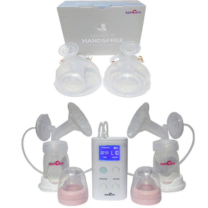 Máy hút sữa Spectra 9 Plus kèm cup hút sữa rảnh tay spectra