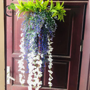 Giỏ Hoa Treo Tường Giỏ Hoa Tử Đằng Đẹp Tự Nhiên Tặng Kèm Móc Dùng Trang Trí Nhà Cửa Decor Chụp Ảnh