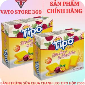 Bánh trứng sữa chua chanh leo TIPO hộp 250g (thùng/gói)