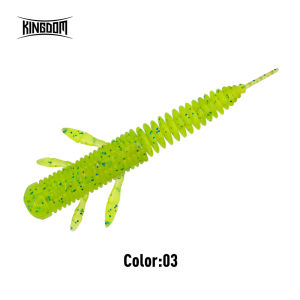 Kingdom Fishing Lures 60mm 75mm 1.7g 2.7g Soft Bait Floating TPE Soft Lure Fishing Tackle 12pcs Swimbaits Artificial Baits Wobblers Soft Worm